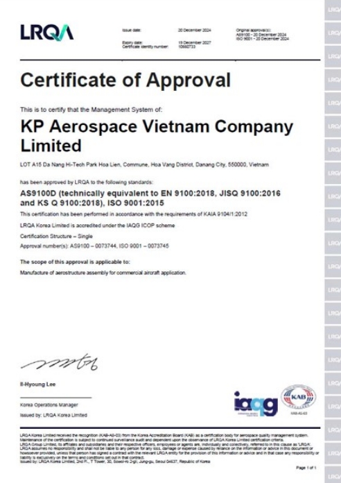 AS9100 Certification